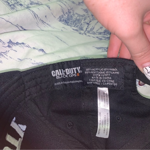 CALL OF DUTY BLACK OPS III Ball Cap Hat 2015 Snap Back Nice Clean - Picture 6 of 6
